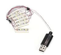 Kavolet ABS di Alta qualità ABS Universale a Led Fai -da -te Luce Usb Ricarica Decorazione Splendente Mattoni Lampada Barpepoli, Installazione Facile, Efficiente, Fresco Decorazione