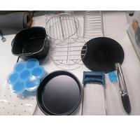 Kavolet Kit di Accessori Premium per Friggitrice Ad Aria da 11 Pezzi, Lavabile in Lavastoviglie, Adatto per Friggitrice Ad Aria da 7 Pollici Chef Domestico