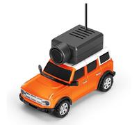 Kavolet Mini RC Car HD Camera Gyro LED Light Veicolo Controllato da App per Giovani Adulti (Arancia)