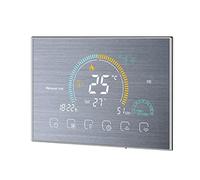 Kavolet Termostato programmabile intelligente Wi-Fi, per caldaia acqua/gas, con indice UV/display umidità/funzione di blocco, Controllo APP vocale,LCD retroilluminato