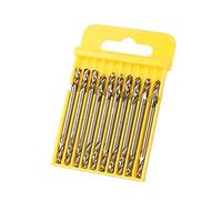 Kavolet Versatile Set di 10 Punte da Trapano HSS-Co da 1/8" a Doppia estremità Al Cobalto M35 con Scanalature Lunghe, Ideali per Progetti di Lavorazione dei Metalli e Applicazioni Industriali