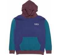 Kavu - Felpa con cappuccio in cotone - Take A Hike Sweatshirt Highview per Uomo in Cotone - Taglia L - Blu