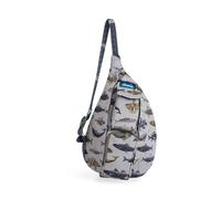 Kavu Mini Rope Sling Borsa A Tracolla 4L Grigio Poliestere Fish Big