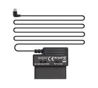 KAWA Cavo di alimentazione OBD per Dash Cam, adattatore da OBD a tipo C, kit hardwire con modalità parcheggio 24/7, protezione bassa tensione a 3 livelli, rilevamento acc, registrazione continua Plug