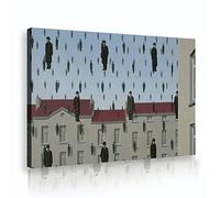 KAWAAI Golconda (1953) di Rene Magritte Poster Surrealismo Pittura su tela Arte della parete Immagine Stampa Pareti del soggiorno Decoro Casa Poster 80x120cm Quadro interno