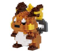KAWADA Bandai NBPM105 NBPM105 Nanoblock Raichu Micro Blocchi di costruzione, kit 3D dettagliato e realistico