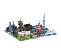 Kawada Nanoblock Deluxe Edition Japanese Landmarks Collection Fr Japan