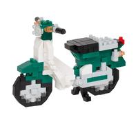 Kawada Nanoblock Honda Super Cub 50 Green Blue NBC_357 NBC_356 dal Giappone