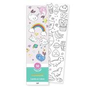 Kawaï: 50 marque-pages à peindre ou à colorier