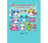 Kawai Ocean Animals: Kawaids Ocean Animals Coloring Book for Kids