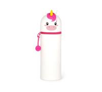Kawaii - 2-in-1 silicone pencil case - unicorn- extraordinary stationery