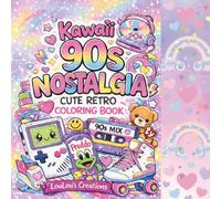 Kawaii 90's Nostalgia Coloring book