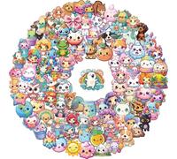 Kawaii Adesivi Aufkleber Cute Packs - Animal Big Eye Adesivi per bambini, impermeabili adesivi per acqua bottiglia, adesivi divertenti per laptop, telefono