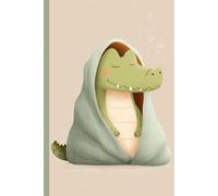 Kawaii Alligator Notebook: Cozy Animal Themed Journal for Creative Daily Writing | 6 x 9, Wide Ruled Paper, 150 Pages