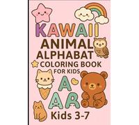 Kawaii Animal Alphabet Coloring Book for Kids