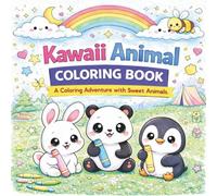 Kawaii Animal Coloring Book: A Coloring Adventure with Sweet Animals