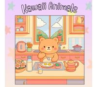 Kawaii Animal Coloring Book for Teens & Adults: Cute Cats, Bears, Bunnies and Foxes Relaxing Scenes for Stress Relief and Mindful Coloring: Adorable ... Pages to Calm the Mind and Spark Creativity