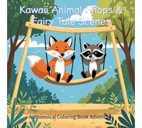 Kawaii Animal Shops & Fairy Tale Scenes: A Whimsical Coloring Book Adventure