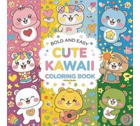 Kawaii Animals Coloring Book