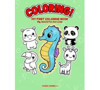 Kawaii Animals Coloring Book: Cute Black and White Doodle Pages for Kids and Adults: Simple Illustrations for All Ages