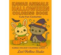 Kawaii Animals Halloween Coloring Book: Cute Fun Costumes