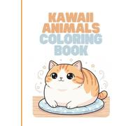 Kawaii Anime Animals Coloring Book: 40 Adorable Pages of Manga Style Pets, Chibi Wildlife, and Cute Critters for Relaxation, Fun, and Stress Relief | Large 8.5" x 11"