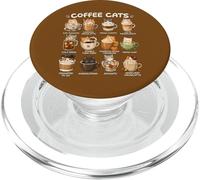 Kawaii Anime Caffè Gatti Cappuccino Carino Cat Cafe Design PopSockets PopGrip per MagSafe