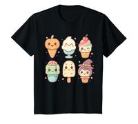 Kawaii Anime Halloween Dolce Mostro Gelato Pops Candy Maglietta