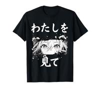 Kawaii Anime Ragazza Occhi Stile Comico Arte Giapponese - Guardami Maglietta