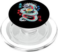Kawaii Anime Sushi Roll Food Protetto Da Japanese Dragon PopSockets PopGrip per MagSafe