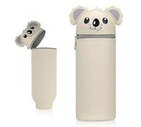 Kawaii - Astuccio 2 in 1, in silicone, per bambini e ragazze, per ufficio (koala)