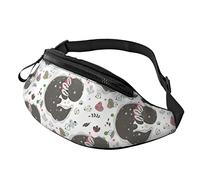 Kawaii Axolotl Crossbody Bag Runner Piccolo Hip Running Sport Slim Alla moda Per Jogging Escursionismo Donna