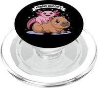 Kawaii Axolotl e Capybara Cute Animal Buddies Design PopSockets PopGrip per MagSafe