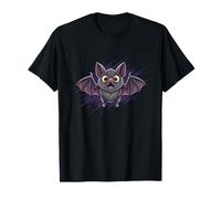 Kawaii Baby Bat Spooky Halloween Notte di Volo Maglietta
