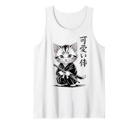 Kawaii Baby Neko - Kawaii Kitten Samurai Gatto Canotta