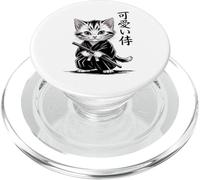 Kawaii Baby Neko - Kawaii Kitten Samurai Gatto PopSockets PopGrip per MagSafe