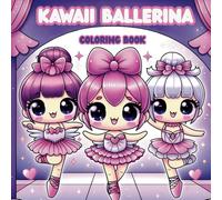 Kawaii Ballerina Coloring Book