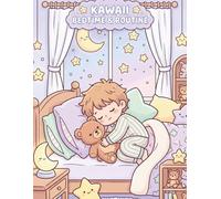Kawaii Bedtime & Routine Coloring Book: 30 Cute and Calming Coloring Pages for Kids Ages 3-6 to Enjoy Before Sleep