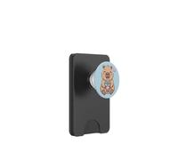 Kawaii Boba Tea Capybara, grazioso design per tè al latte a bolle PopSockets PopWallet per MagSafe