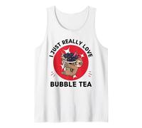 Kawaii Bradipo I Just Really Love Cute Bubble Tea Lover Canotta