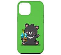 Kawaii Bubble Boba Milk Tea Formosa Bear Taiwan Travel Custodia per iPhone 12 Pro Max