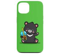 Kawaii Bubble Boba Milk Tea Formosa Bear Taiwan Travel Custodia per iPhone 13