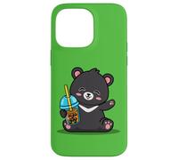 Kawaii Bubble Boba Milk Tea Formosa Bear Taiwan Travel Custodia per iPhone 14 Pro Max