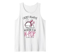 Kawaii Bunny KPOP Non Ascolta Sempre K-Pop K Pop Girl Canotta