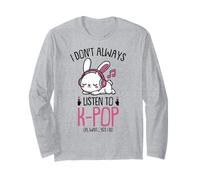 Kawaii Bunny KPOP Non Ascolta Sempre K-Pop K Pop Girl Maglia a Manica