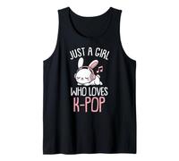 Kawaii Bunny KPOP Solo Una Ragazza Che AMA K Pop Girl Canotta