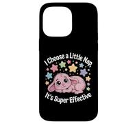 Kawaii Bunny Nap Citazione I Choose Sleep Super Efficace Divertente Custodia per iPhone 14 Pro Max