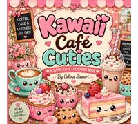 Kawaii Cafe Cuties: A Super Cute Colouring Book