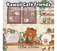 Kawaii Café Friends: Cute Animal Colouring book
