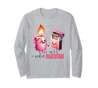 Kawaii Candle Matchbox Siamo Una Coppia Perfetta Maglia a Manica